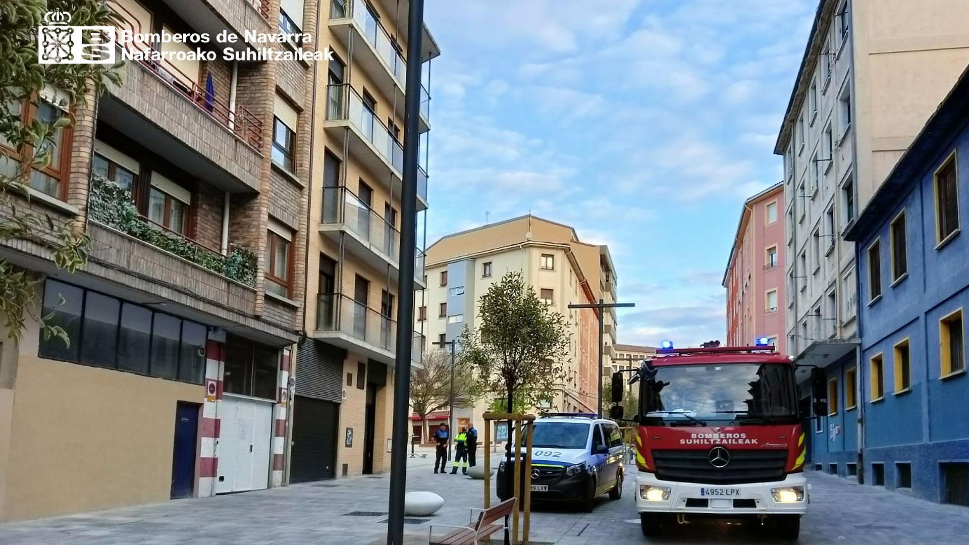 Intervención de los bomberos en La Milagrosa