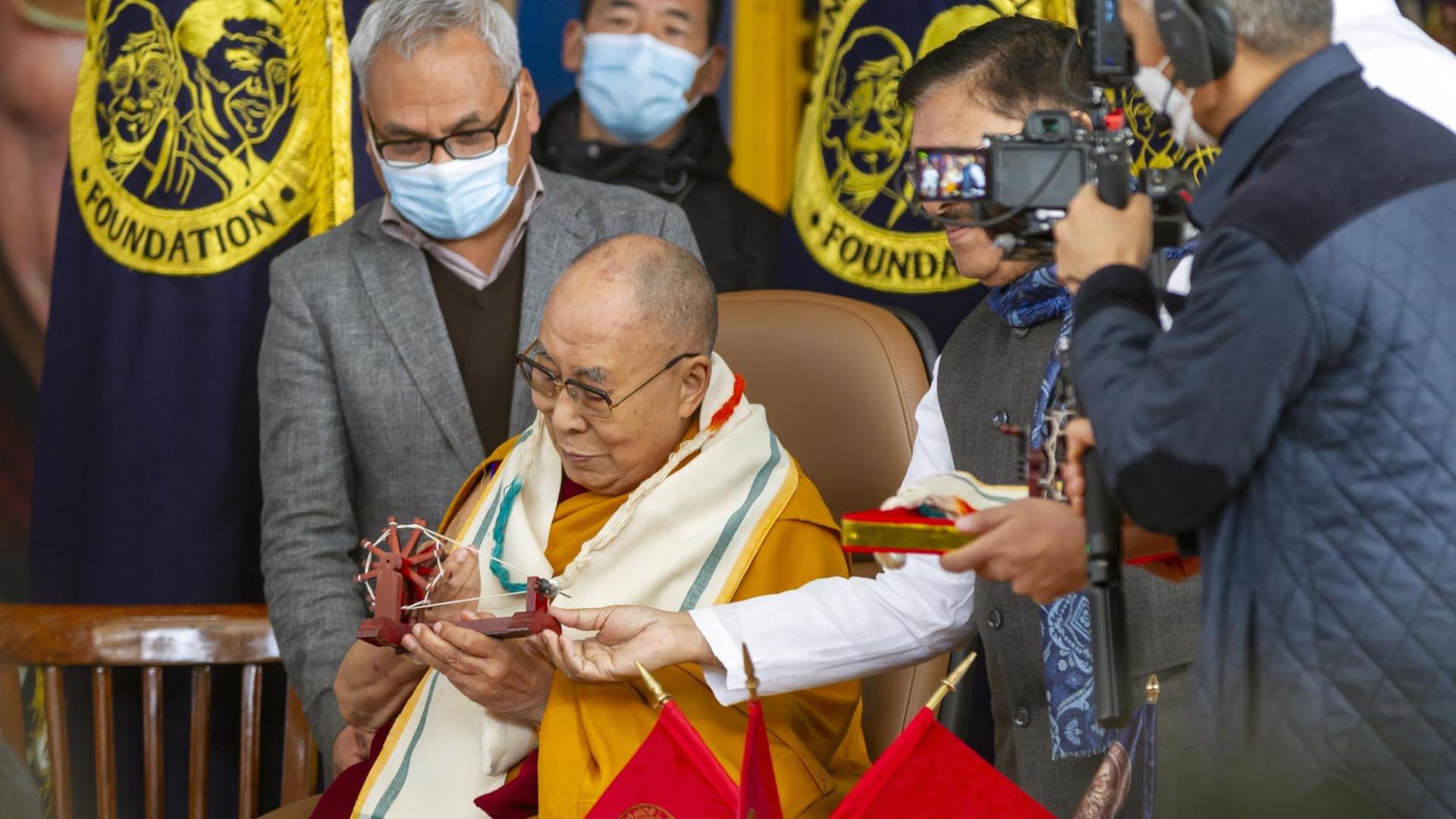 Una imagen del Dalai Lama en noviembre de 2022