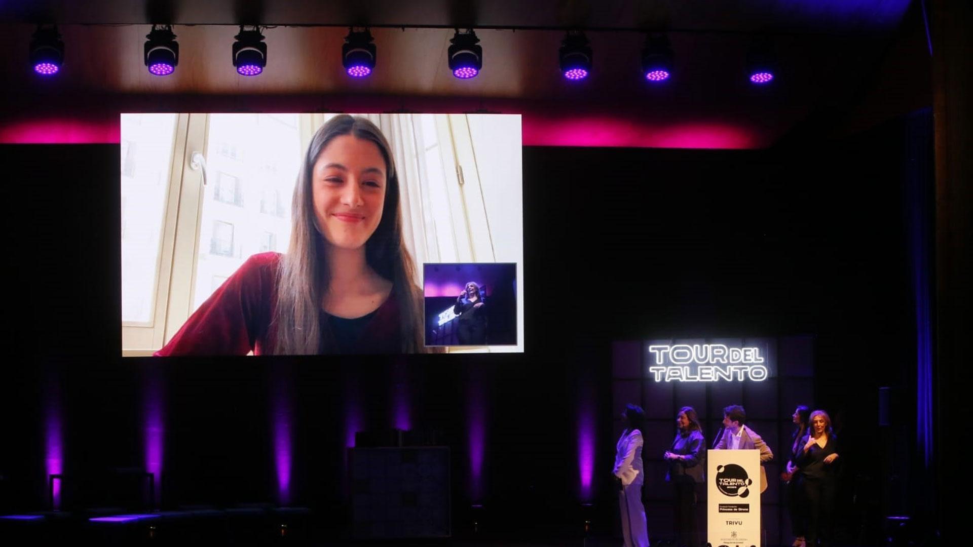 La violinista granadina María Dueñas, Premio Princesa de Girona Artes y Letras 2023