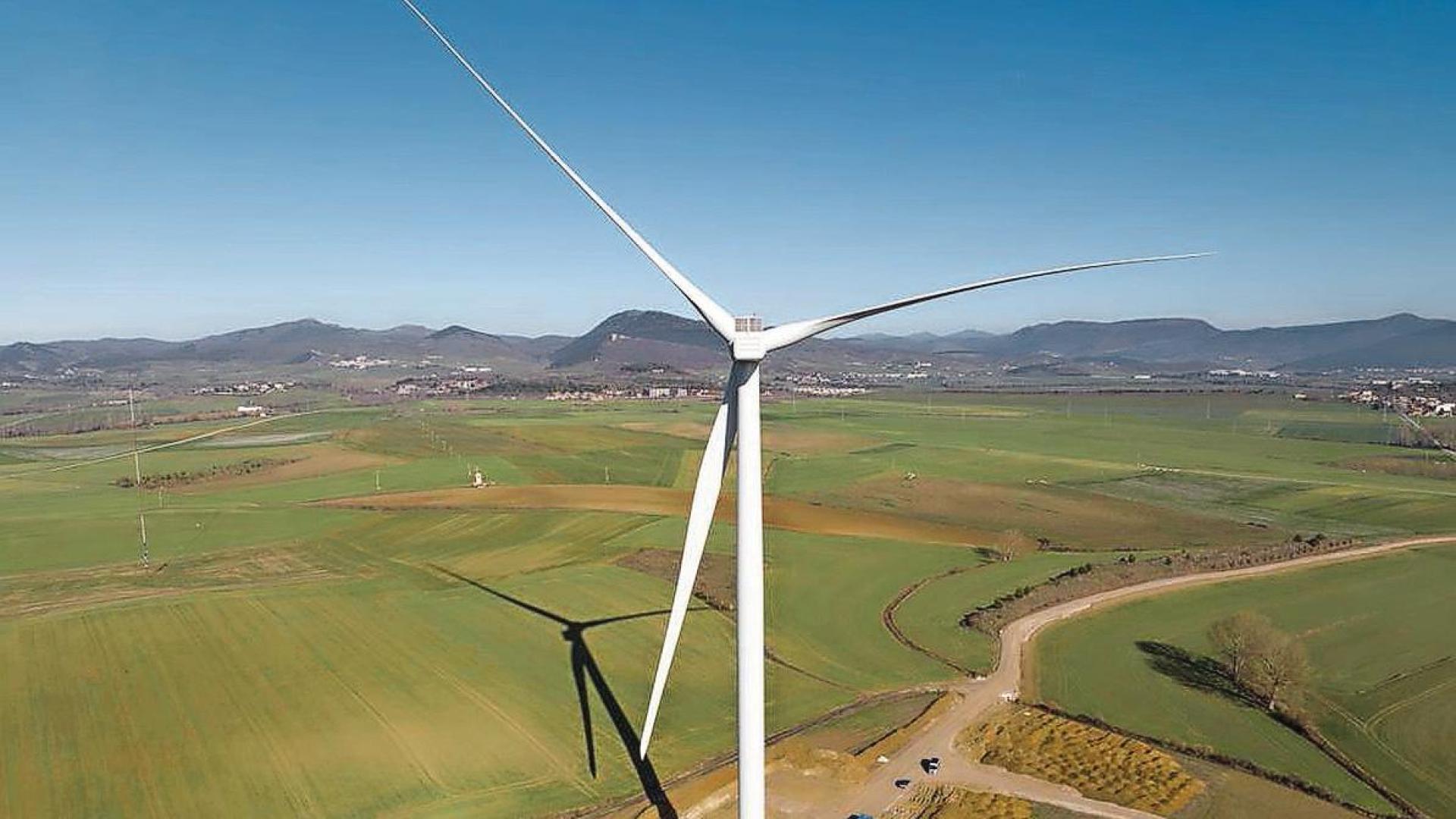 Imagen tomada a través de un dron durante la instalación del prototipo entre Izu y Ororbia