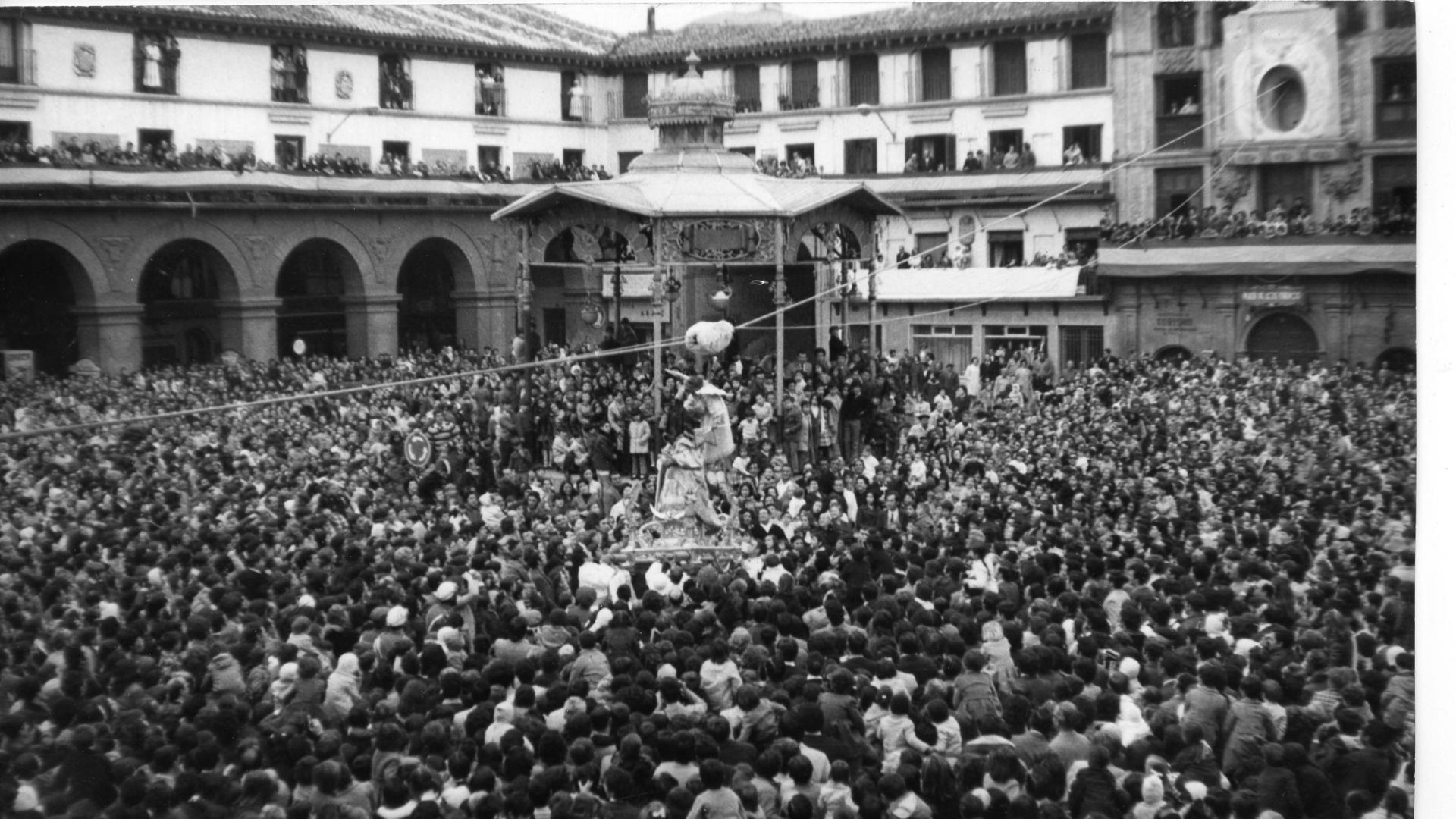 La bajada del Ángel de Tudela de 1973
