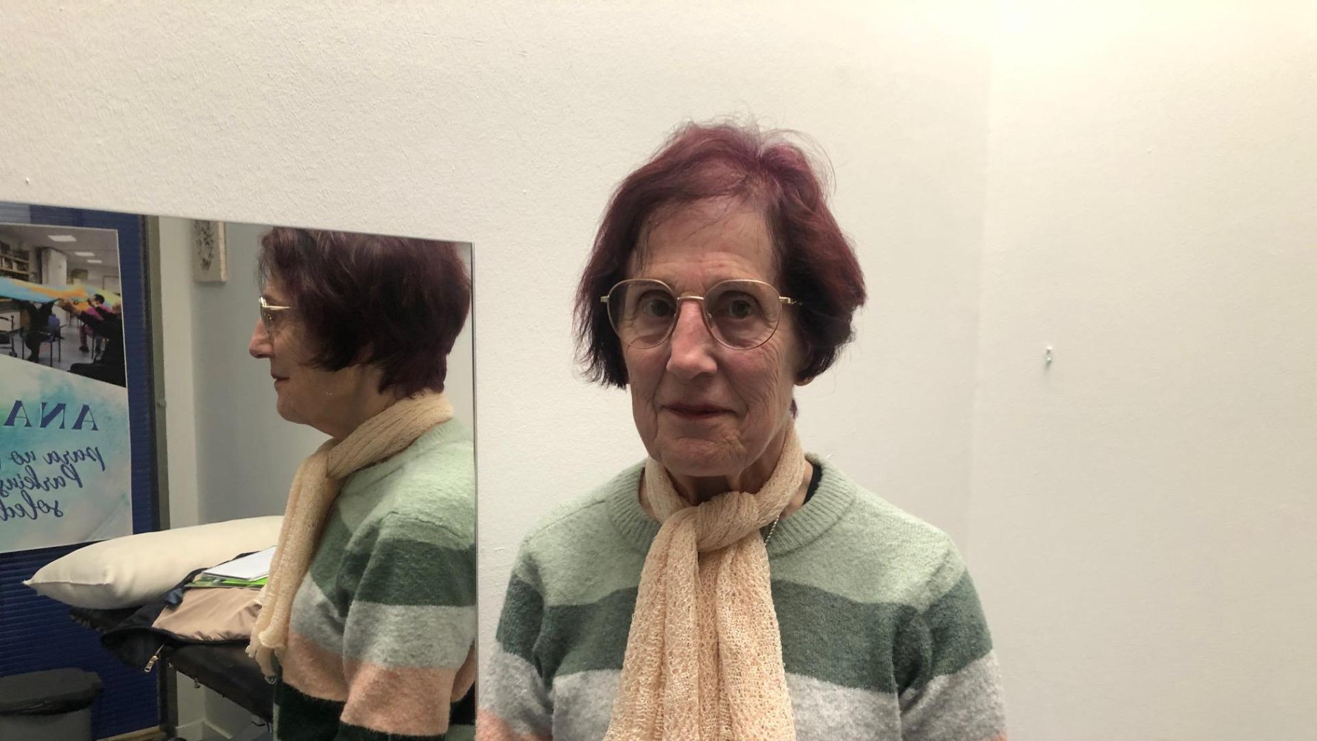 María Jesús Ramos Larrañeta en la Asociación Navarra de Parkinson