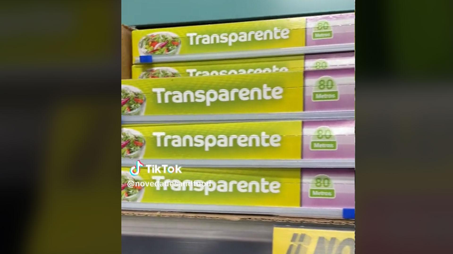 Nueva caja de film transparente de Mercadona con el nuevo invento para cortarlo más fácilmente