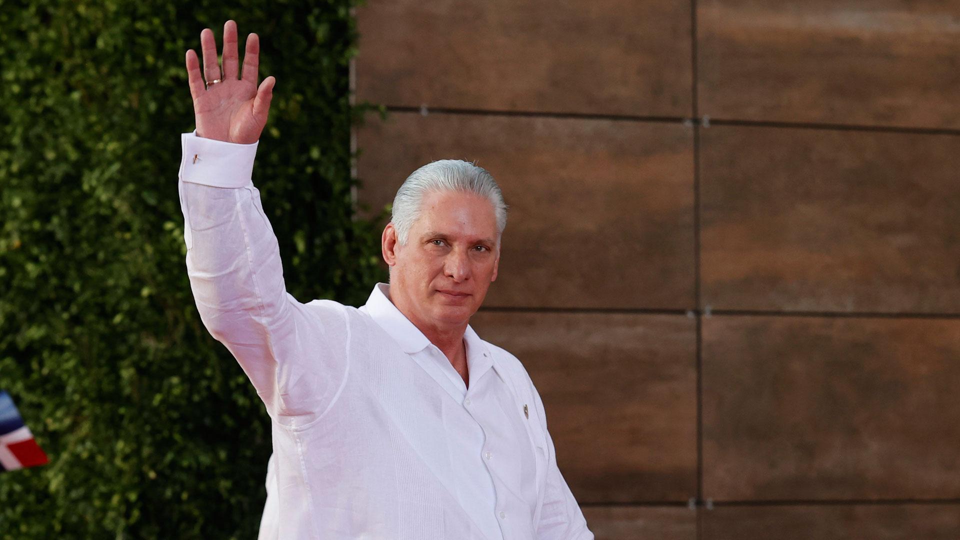 El presidente de Cuba, Miguel Díaz-Canel