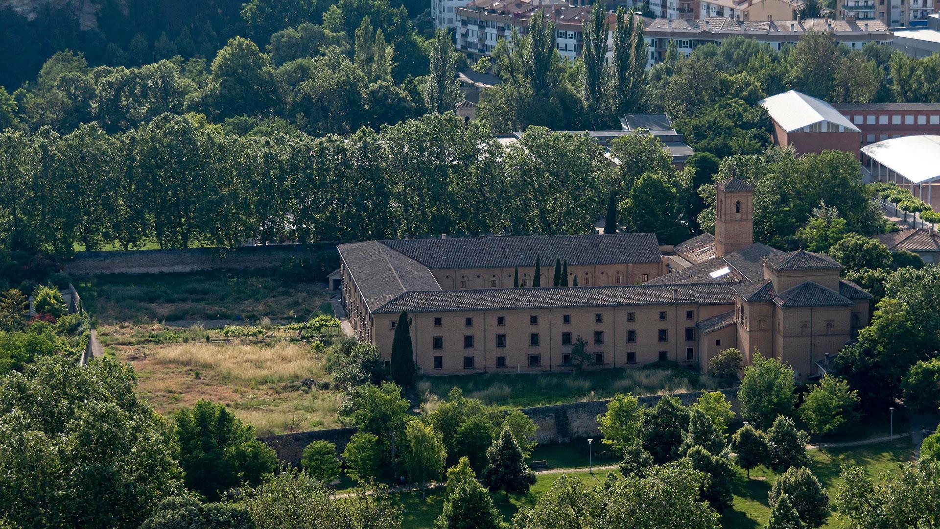 Convento y huertas de Santa Clara, en el paseo de los Llanos de Estella