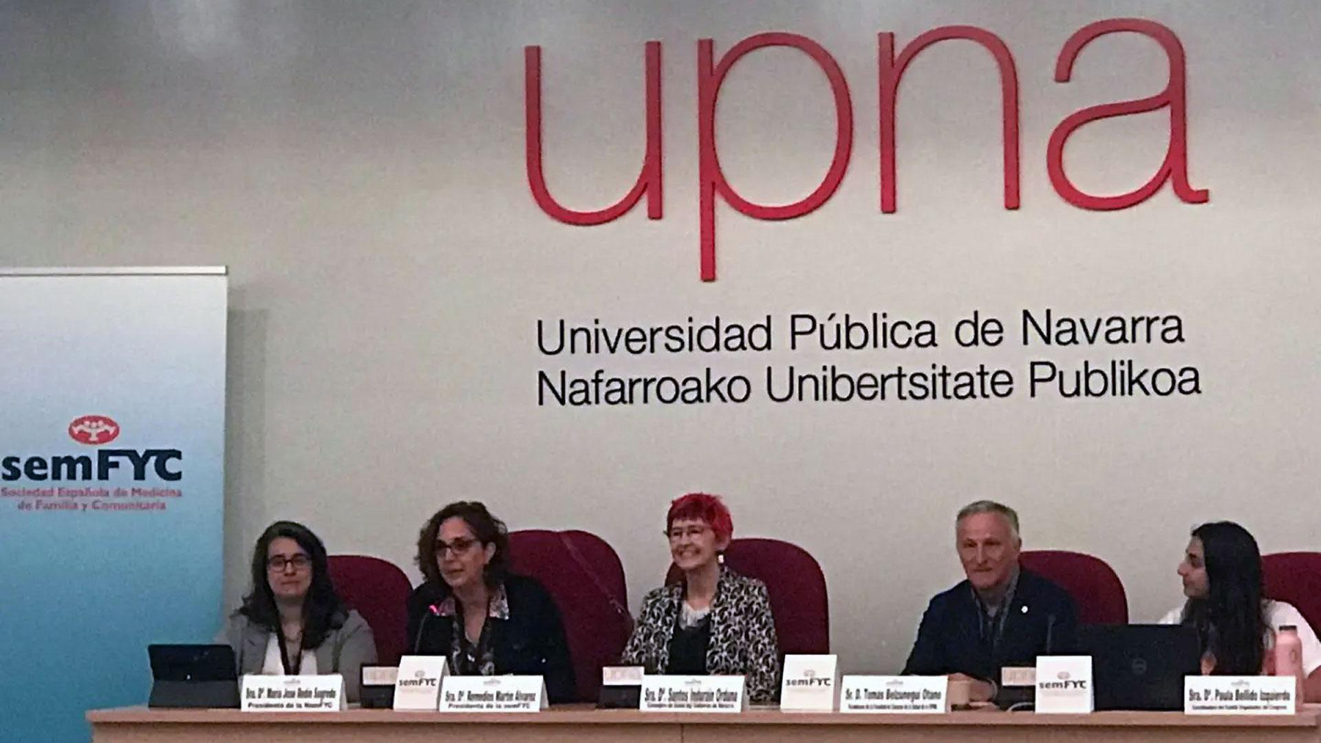 Ponentes del Congreso de Residentes, Jóvenes Médicos de Familia, Tutores y Unidades Docentes, este viernes en Pamplona