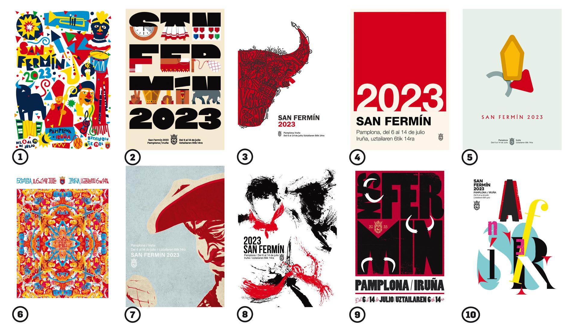 Carteles de San Fermín 2023