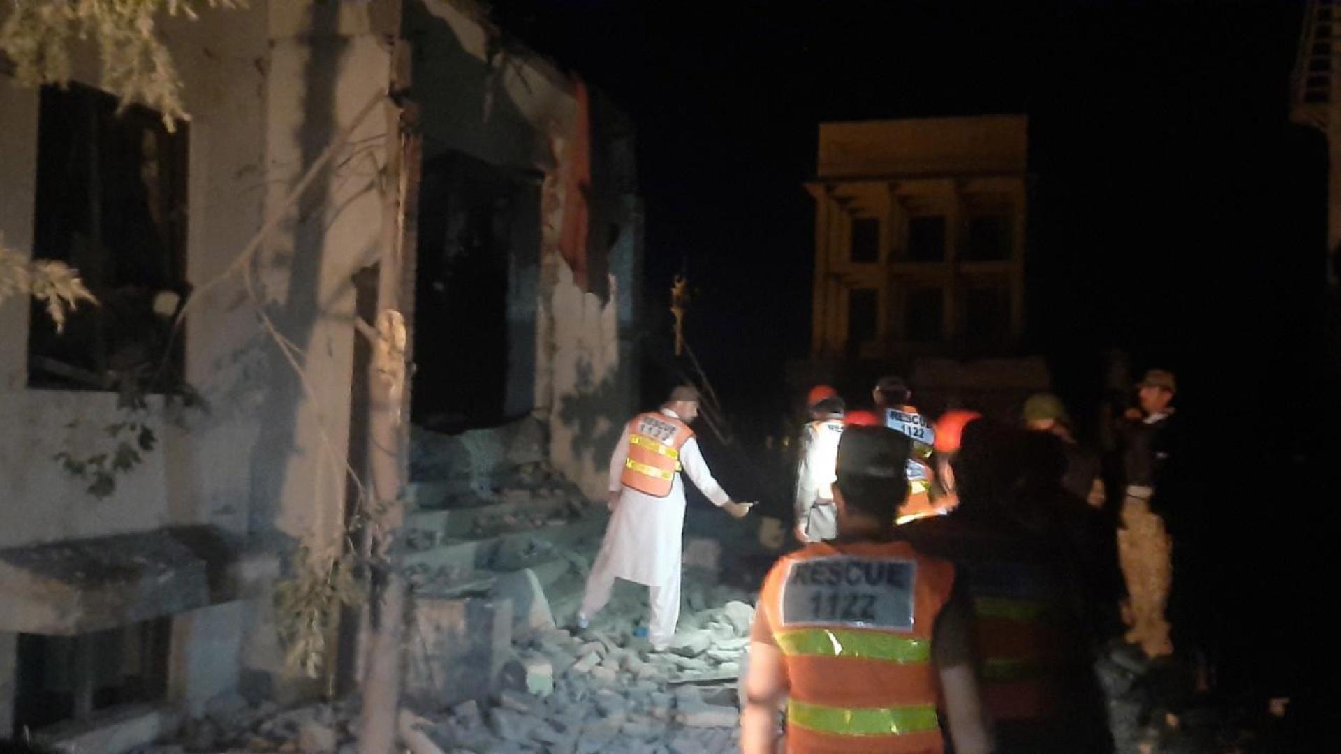 Efectivos de emergencias, en el lugar del suceso