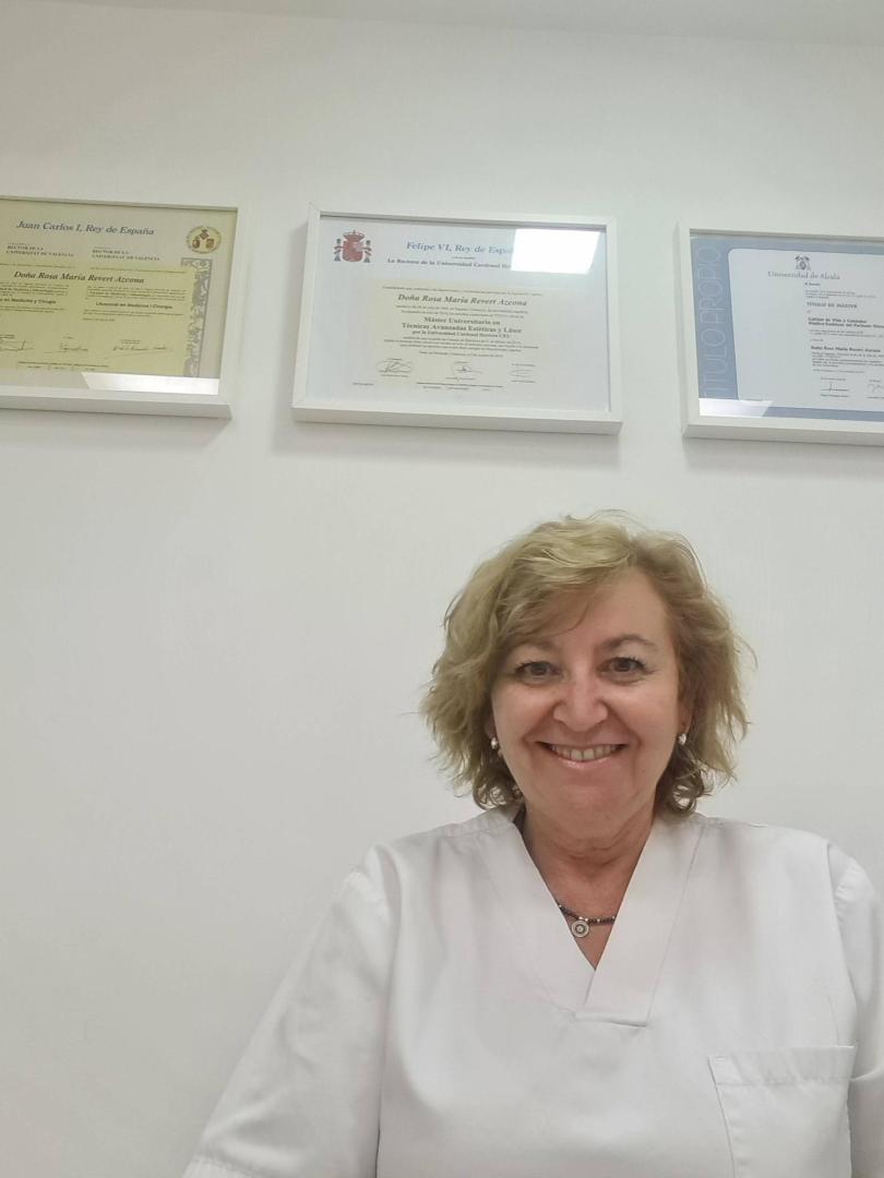Rosa Revert, especialista en Medicina Estética.
