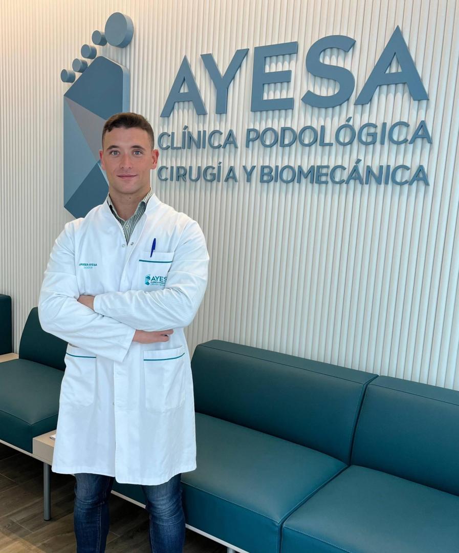 Javier Ayesa, responsable de Clínica Podológica Ayesa