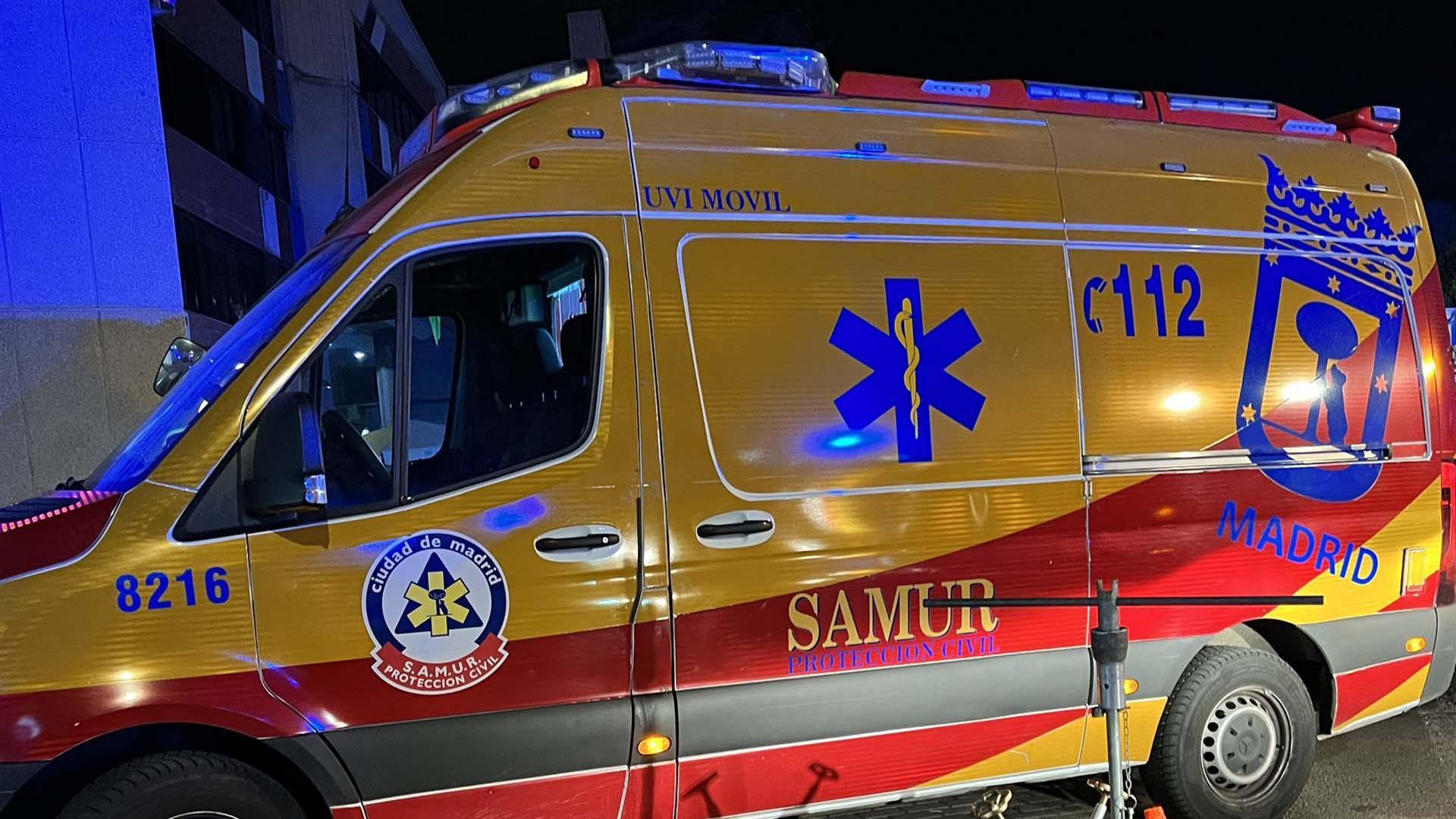 Un vehículo de emergencias de Madrid