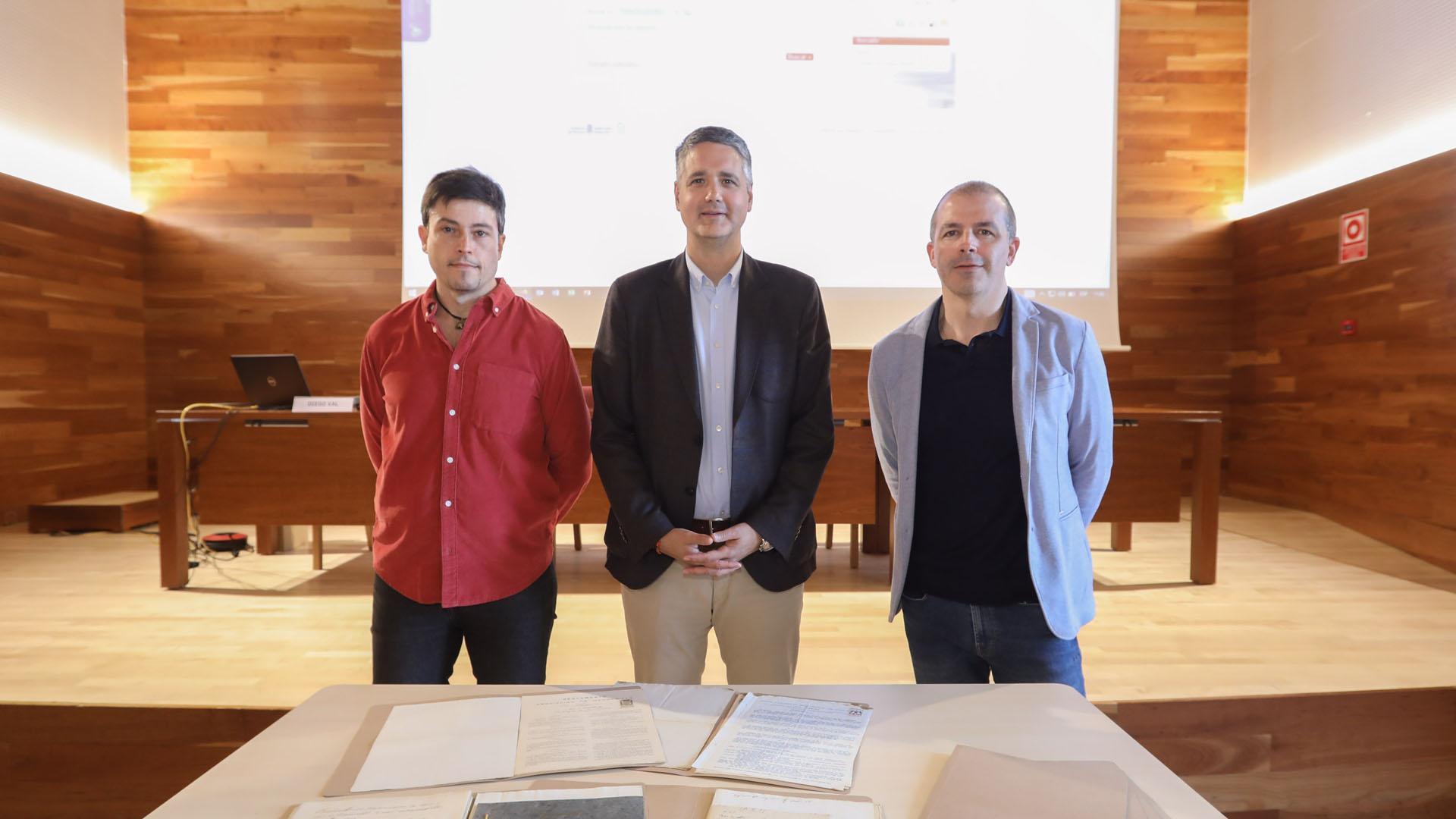 De izda a dcha: Diego Val, Ignacio Apezteguía y Félix Seguro