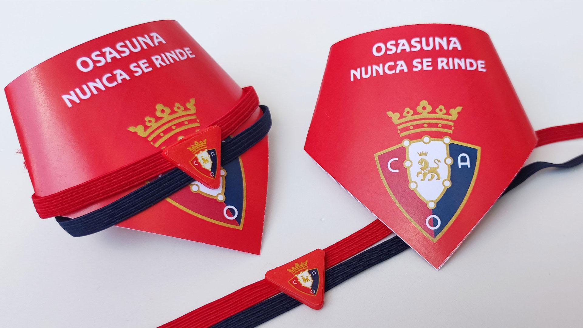 La empresa Navarra Ene de Enedina diseña la nueva pulsera oficial de Osasuna