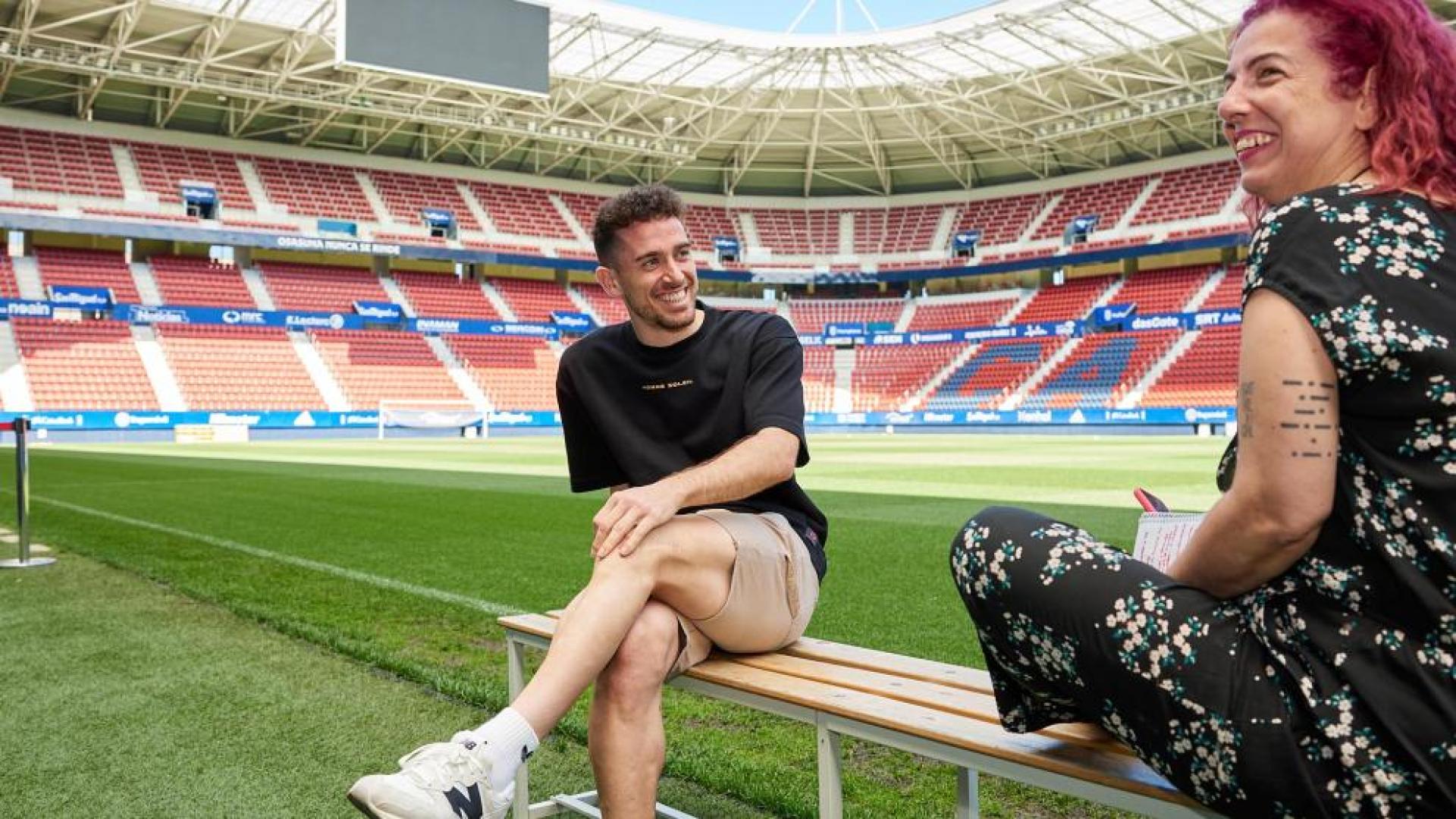 Vídeo con parte de la entrevista a Kike Barja
