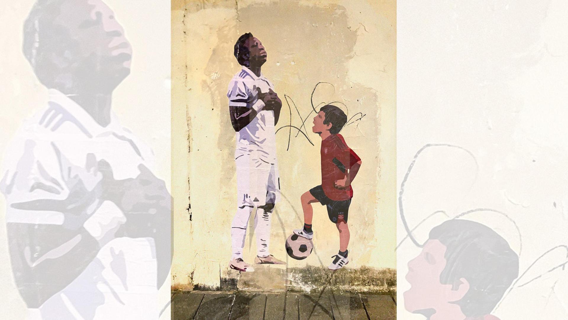 Nuevo mural de LKN con motivo de la final de la Copa del Rey