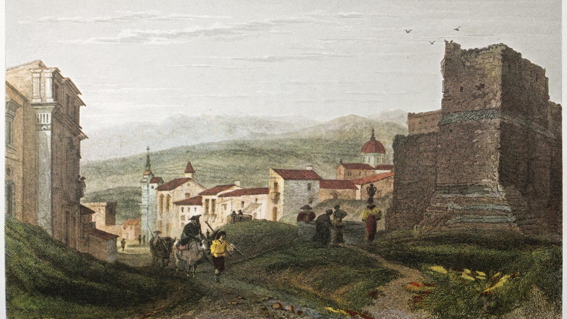 El santoral del 5 de mayo homenajea a San Ángel de Sicilia. En la imagen, una pintura de Licata, localidad siciliana donde fue asesinado