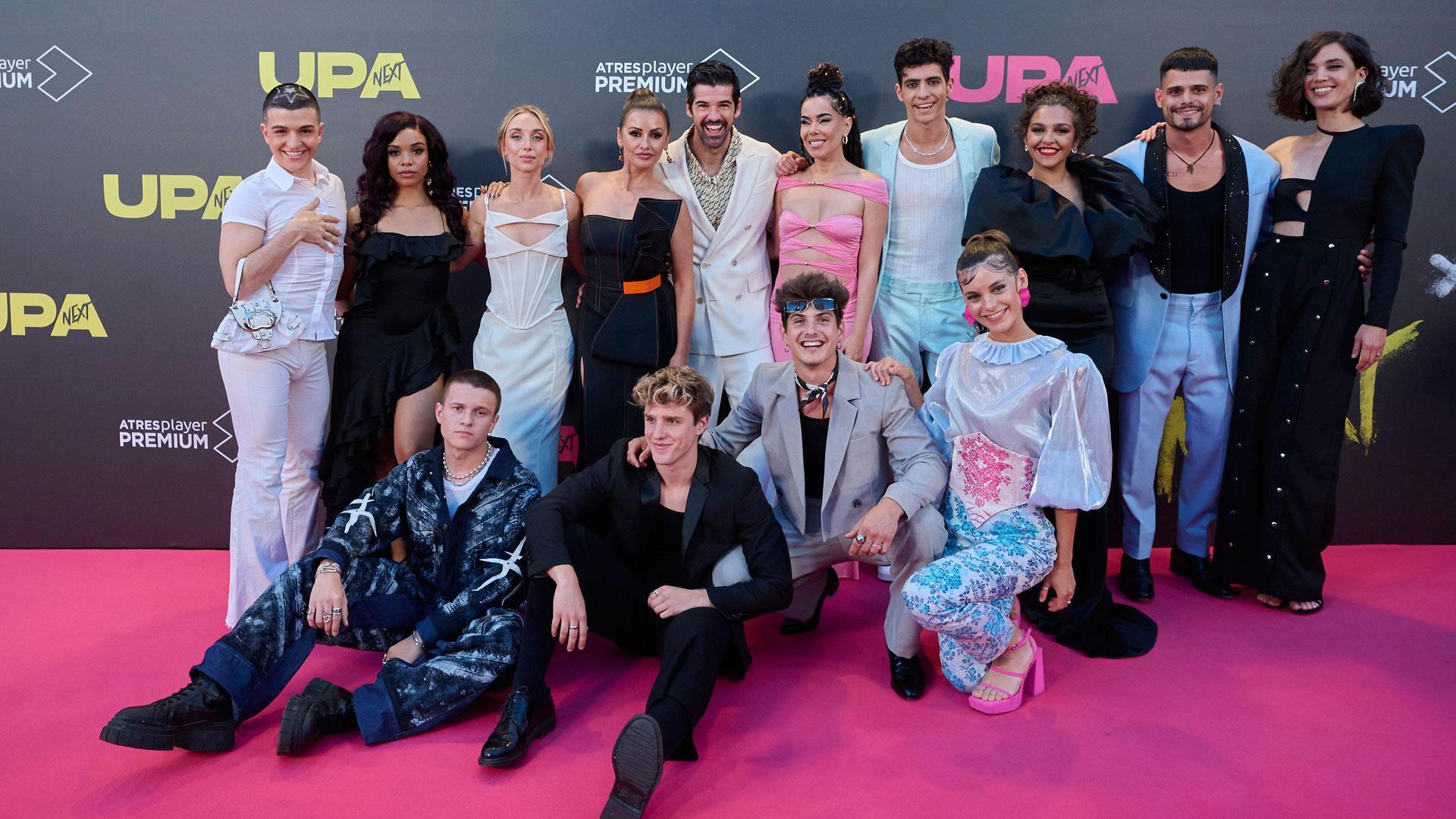 Protagonistas de la serie de televisión 'UPA next', heredera de 'Upa dance, un paso adelante'