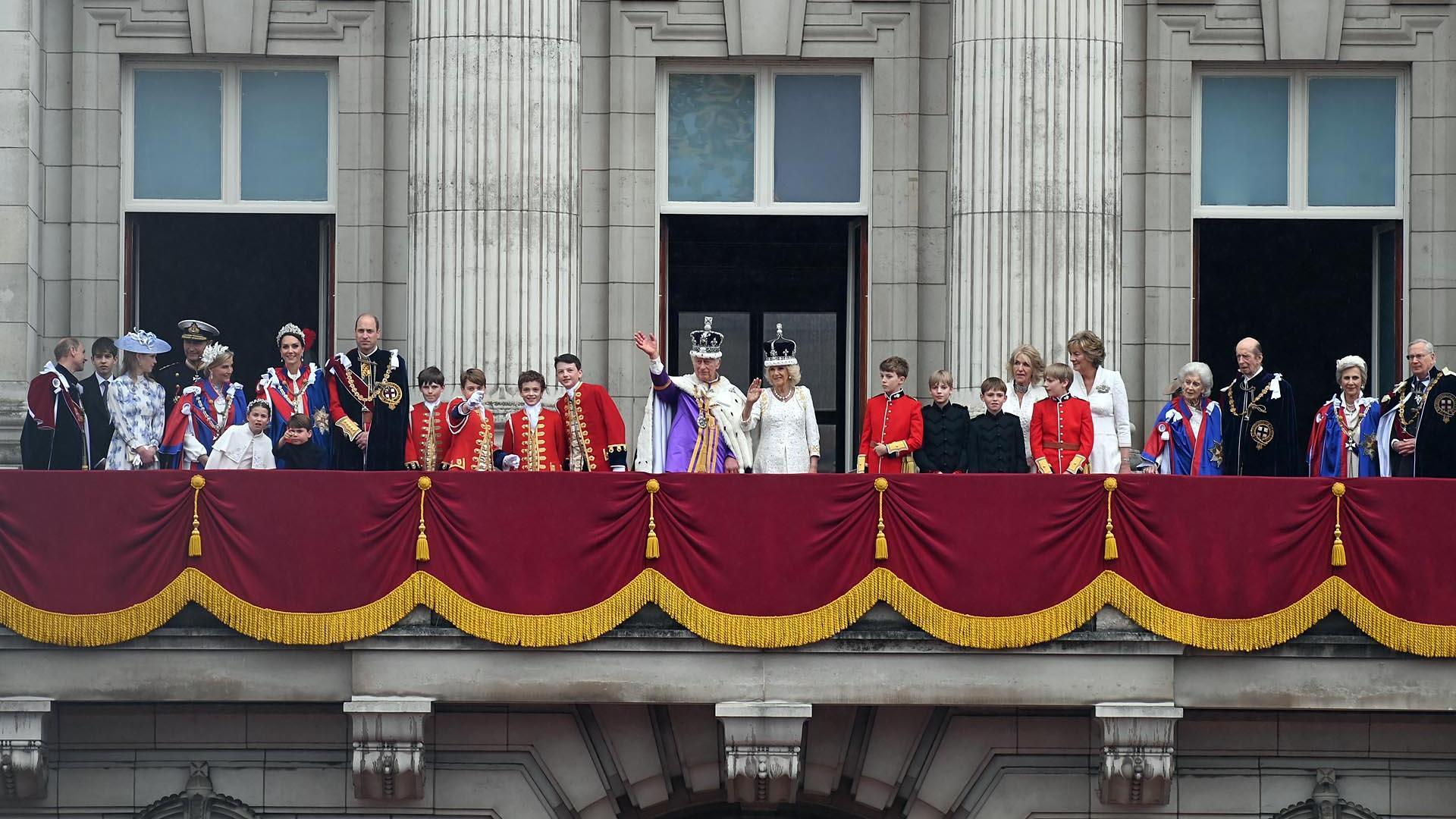 Fotos de la coronación de los reyes del Reino Unido, Carlos III y Camila. /