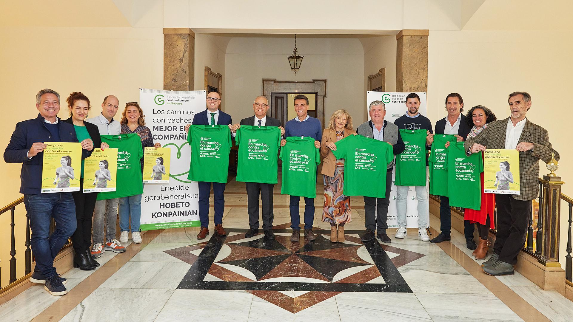 Presentación de la cita en el Ayuntamiento de Pamplona