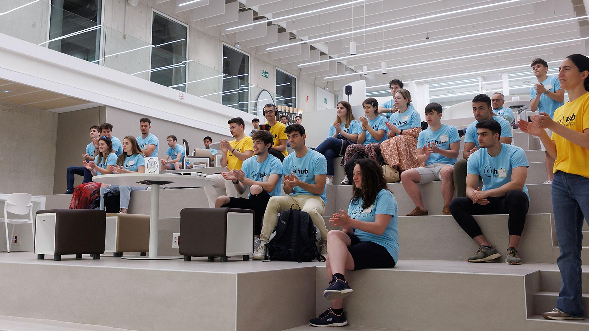 Participantes, en la pecera de la UPNA