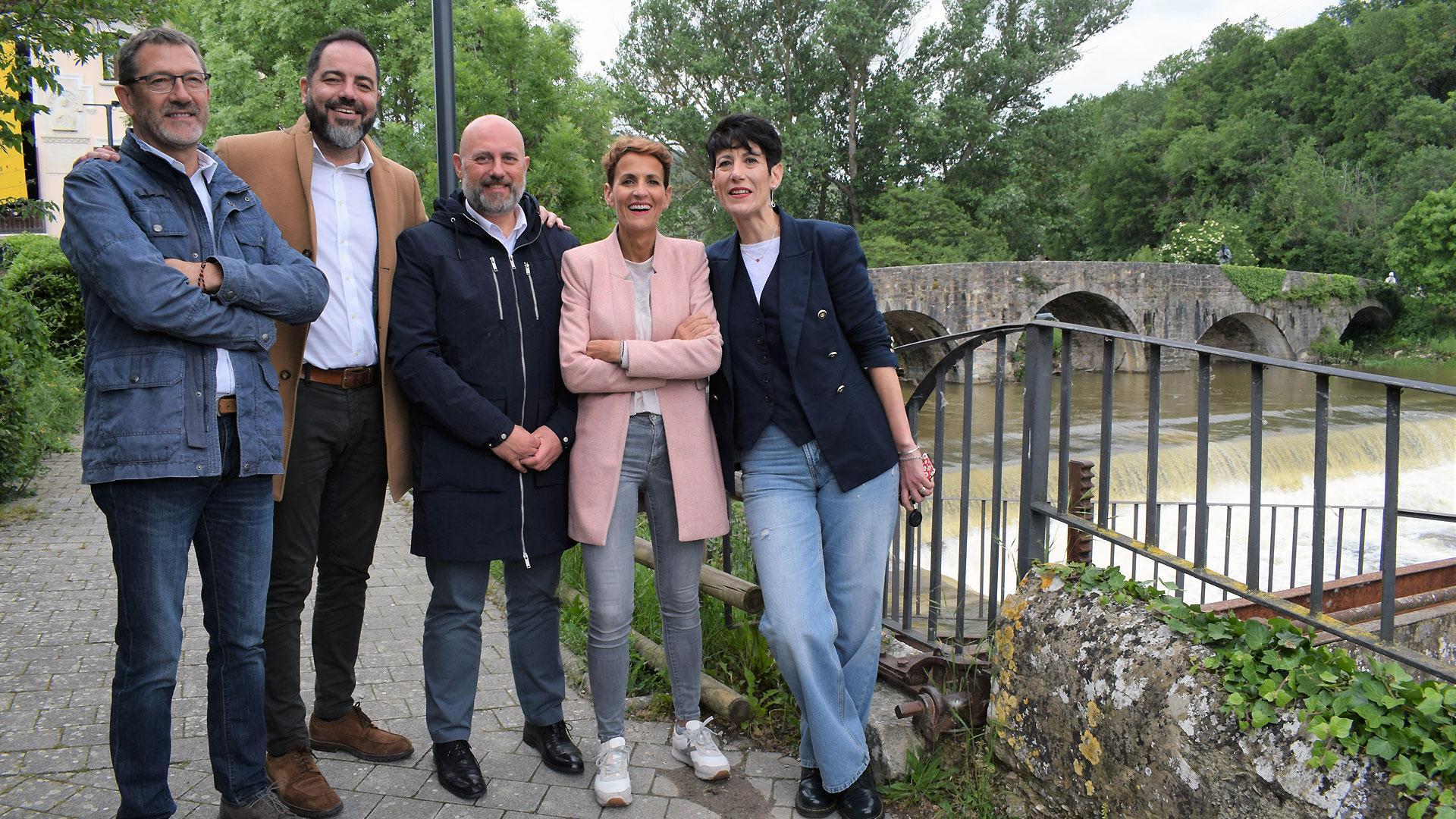 Acto electoral del PSN en el Batán de Villava