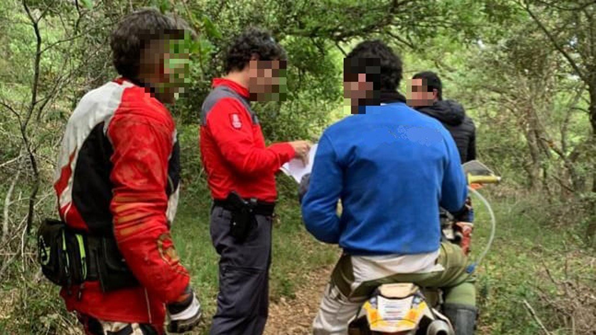Motoristas denunciados en Codés por la Policía Foral