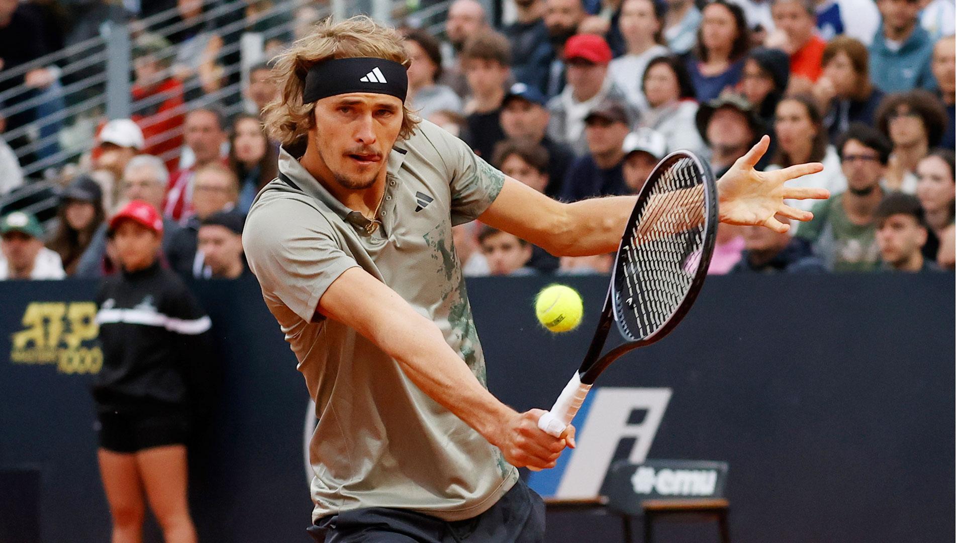 El tenista alemán Alexandrer Zverev se impuso al estadounidense Jeffrey Wolf en el Torneo de Roma