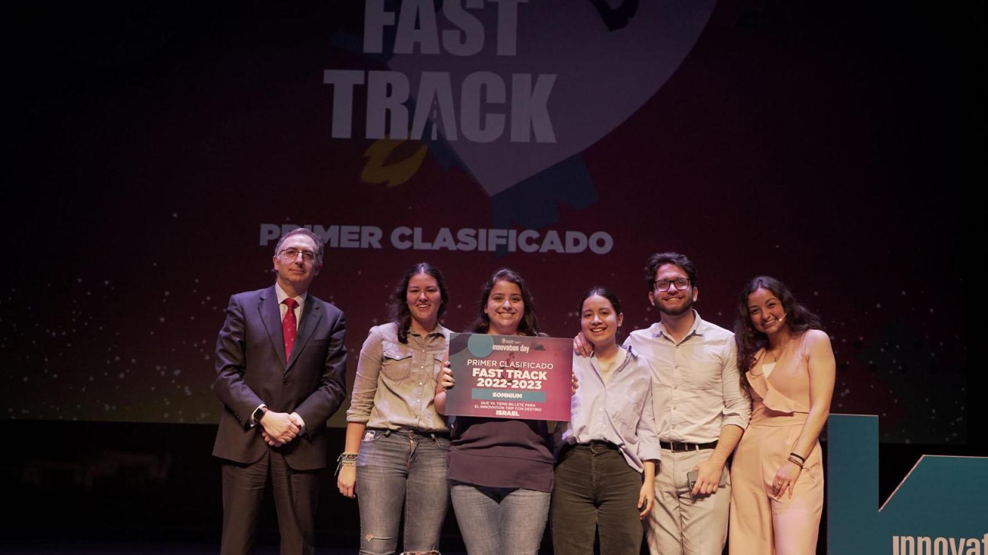 Creadores del proyecto Somnium, ganadores del primer premio del Fast Track