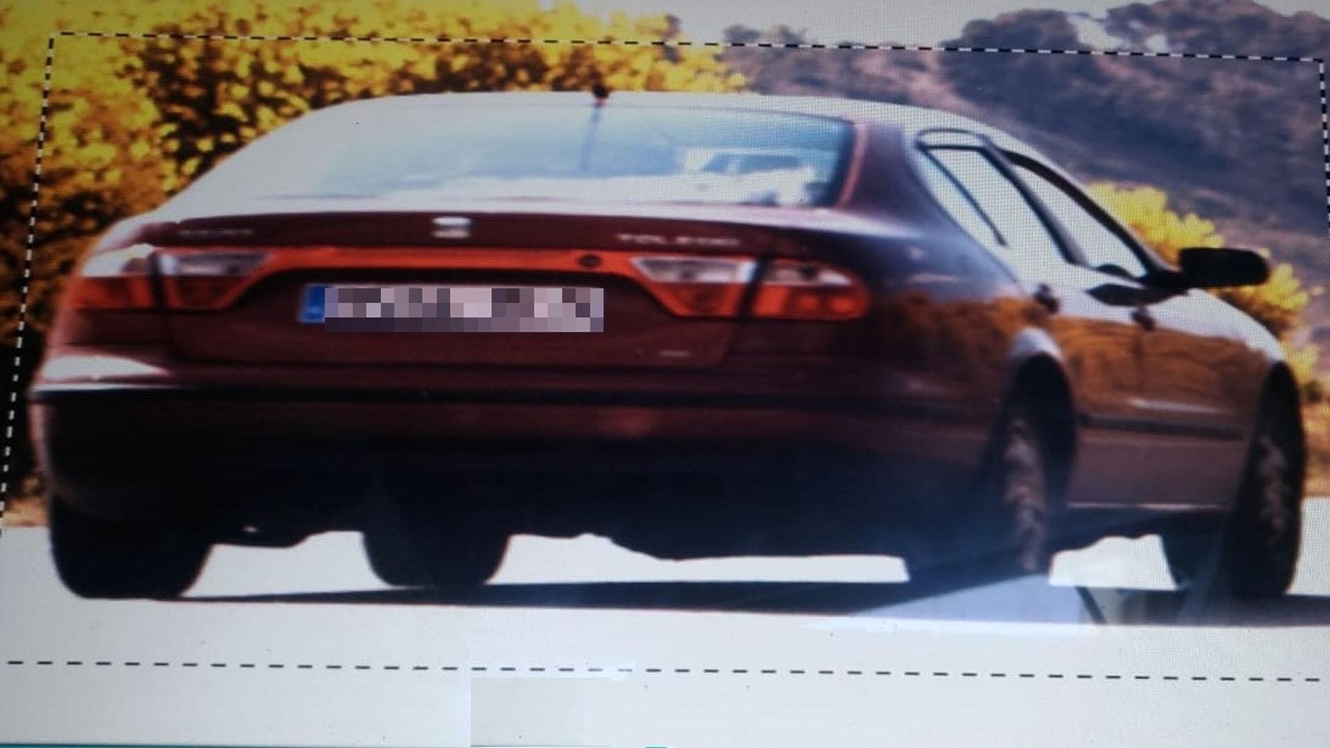 El vehículo denunciado en Mendavia