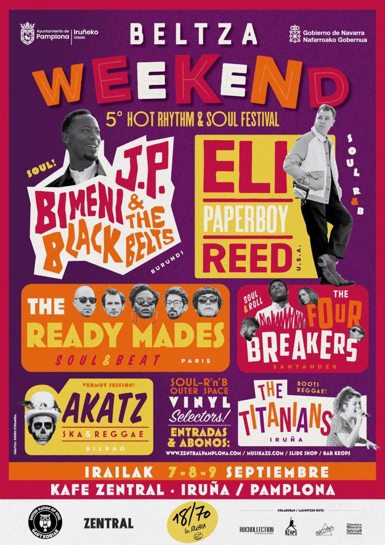 Cartel del festival Beltza Weekend 2023
