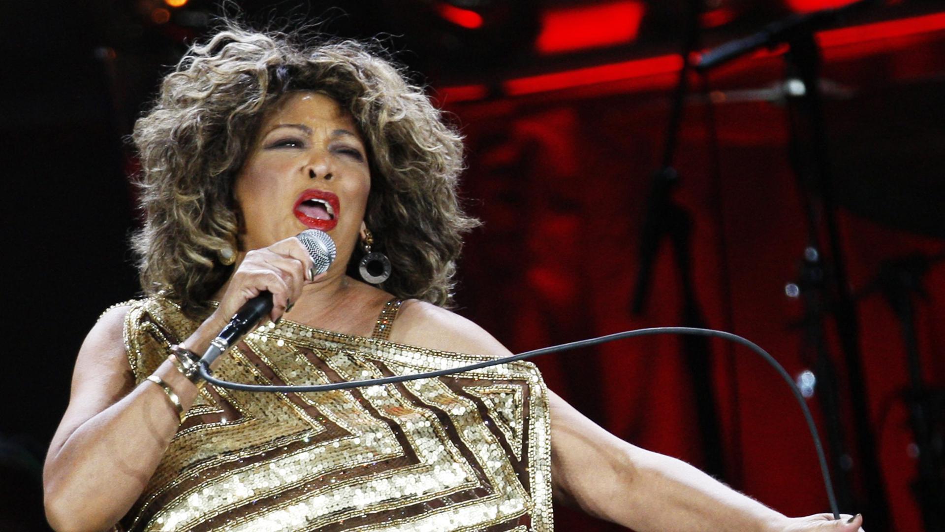 Tina Turner, en un concierto en Suiza