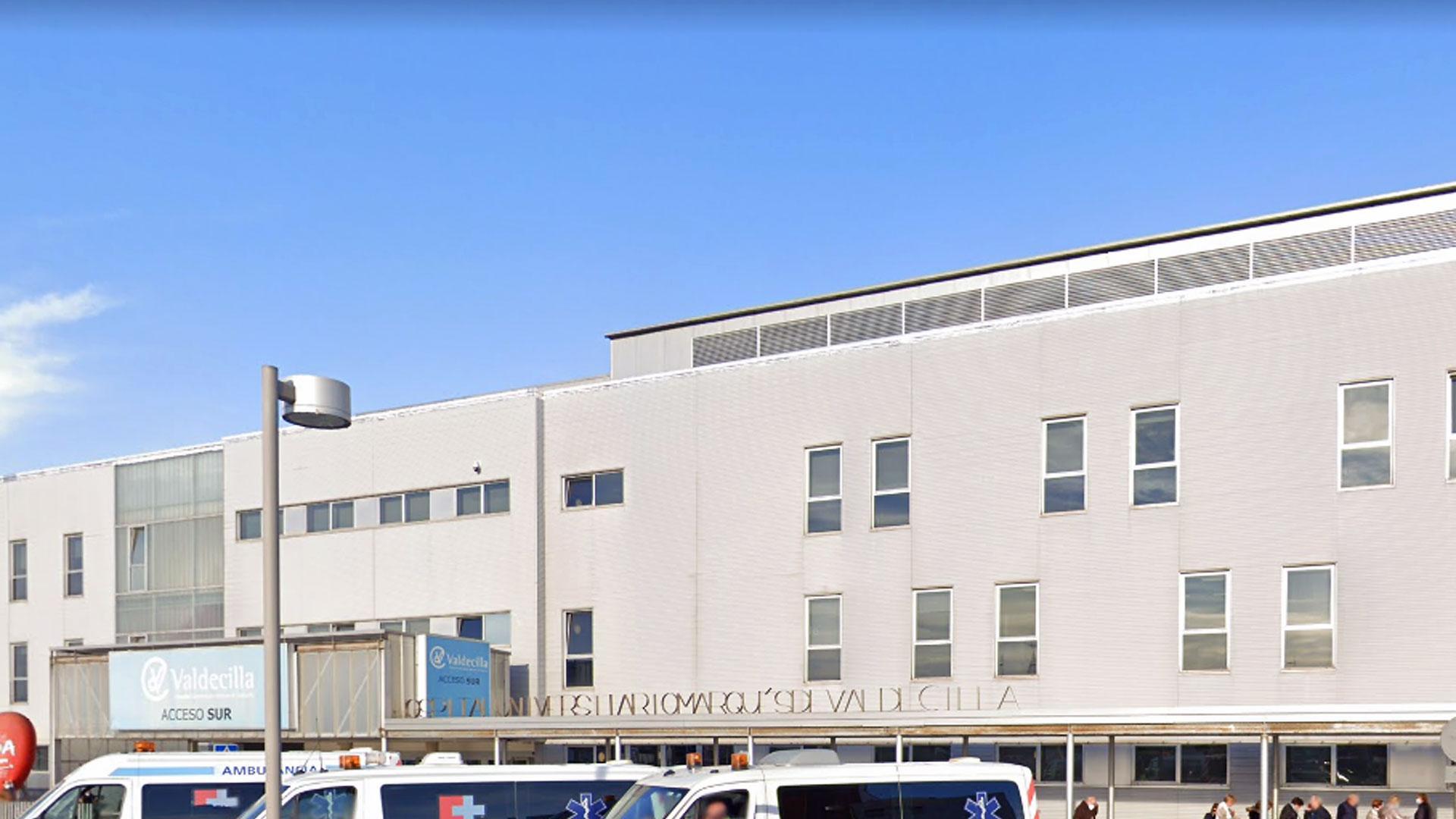 Fachada del hospital santanderino de Valdecilla