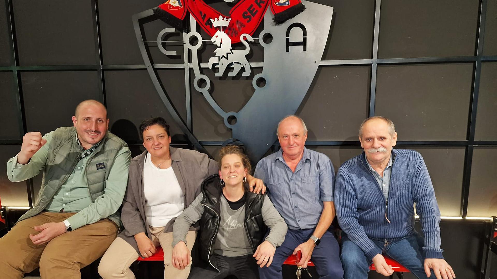 Responsables de los bares de la Zona Rojilla durante la presentación del acto para el domingo 4 de junio