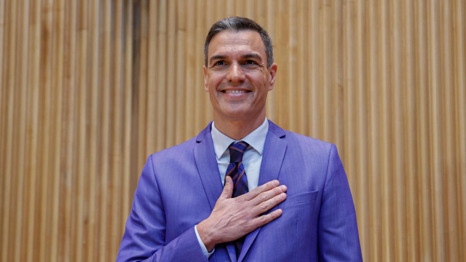 El presidente del Gobierno, Pedro Sánchez