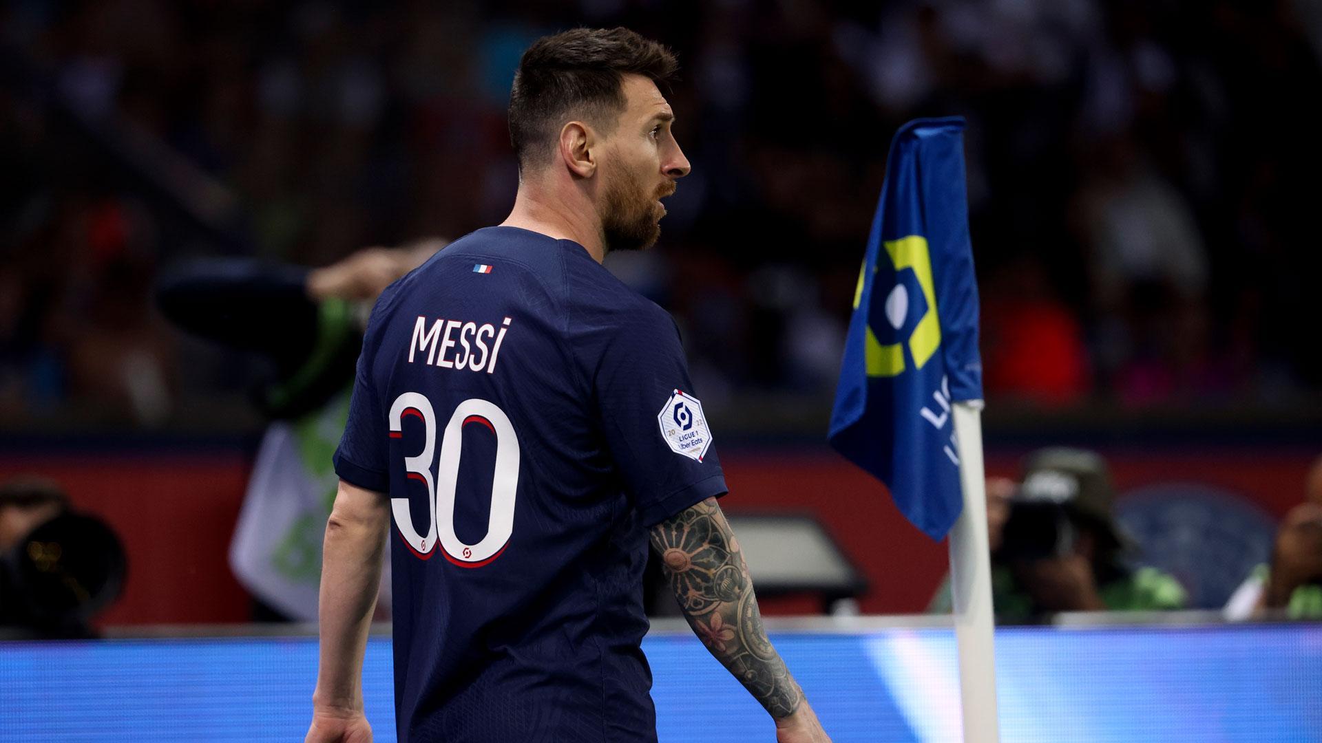 Leo Messi durante su último encuentro con la camiseta del PSG