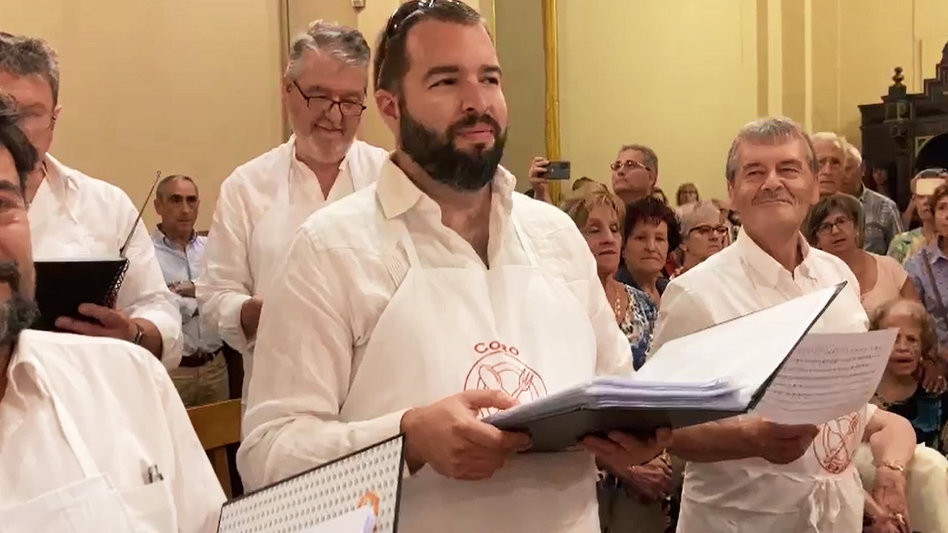 Jota en la misa de la escalera del 6 de junio de 2023