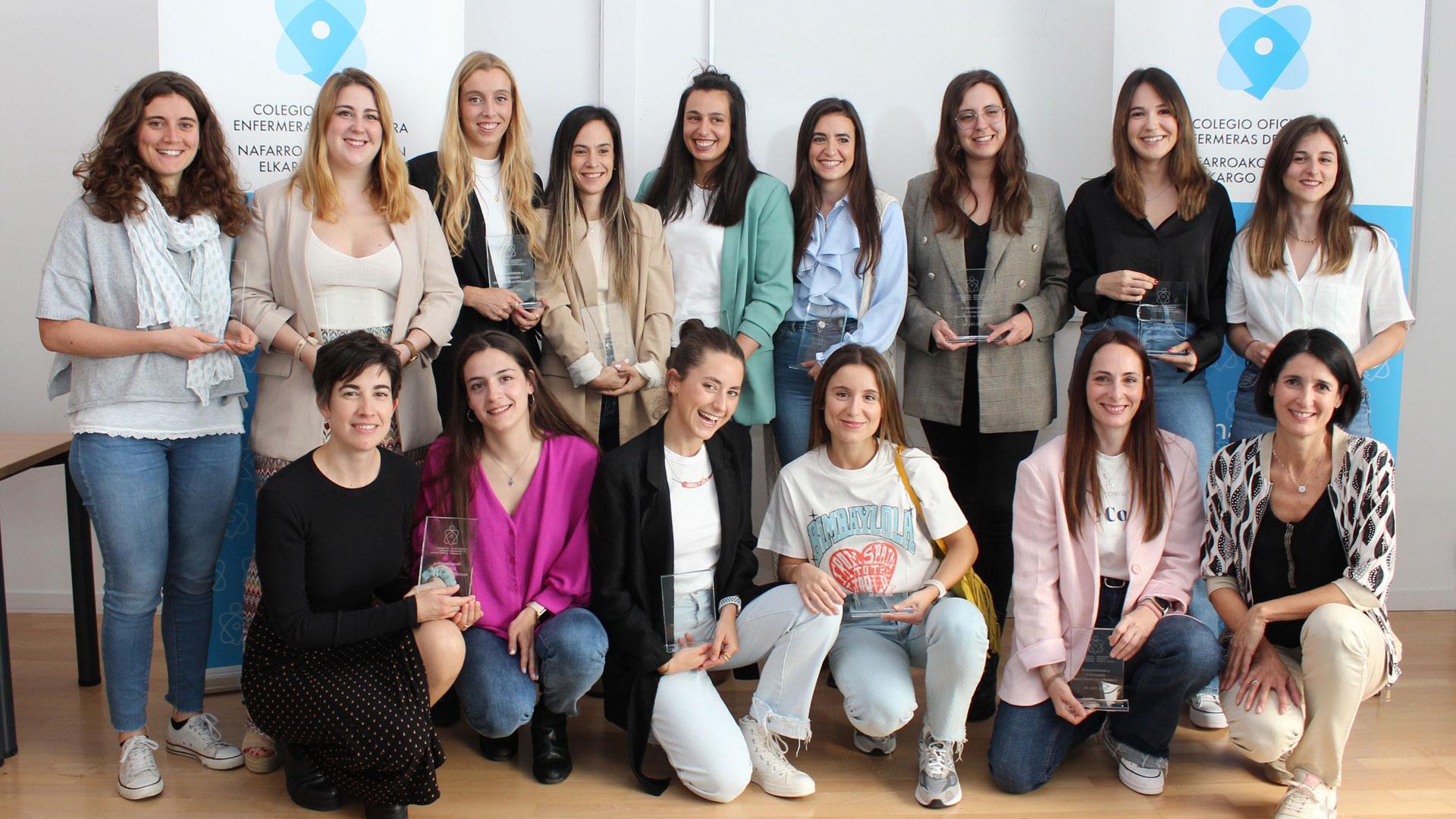 Reconocimiento del Colegio Oficial de Navarra a las nuevas enfermeras especialistas