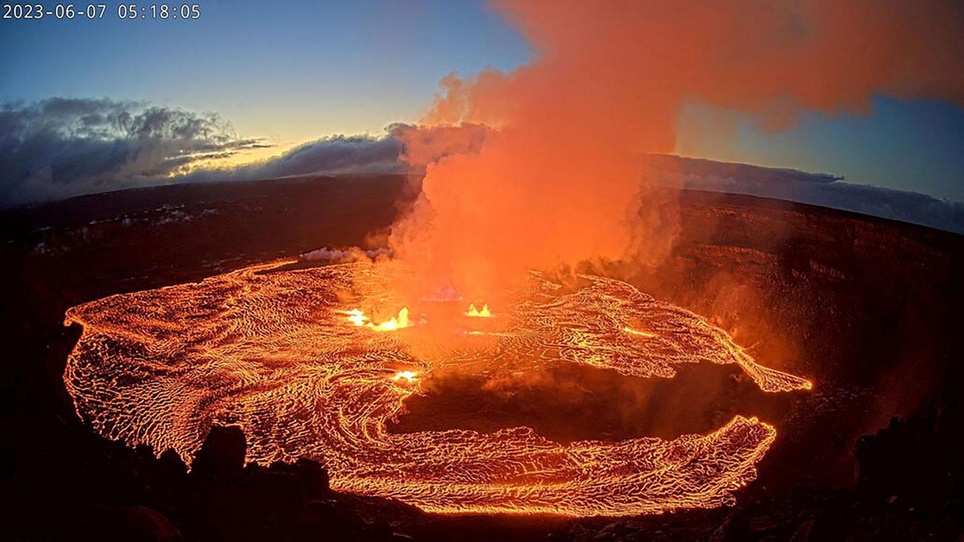 Entra en erupción el volcán Kilauea en Hawái