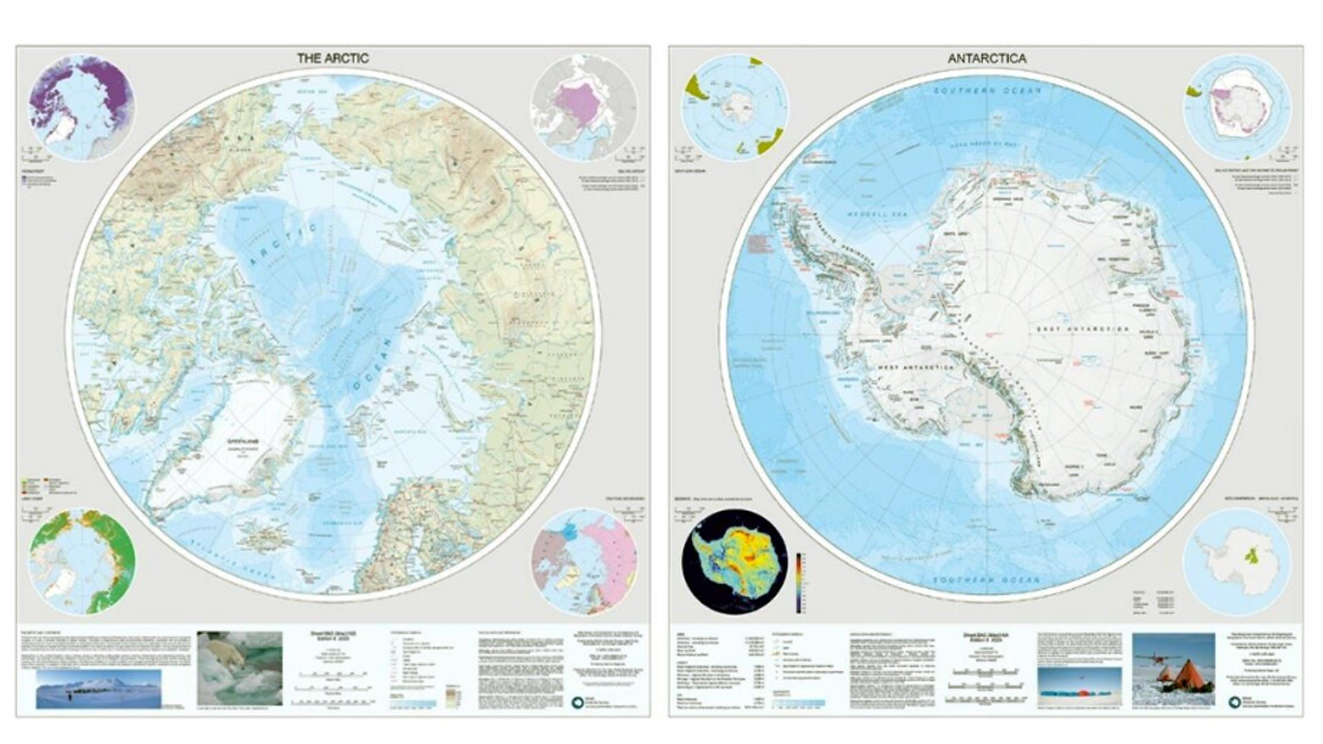 Cartografías del British Antarctic Survey