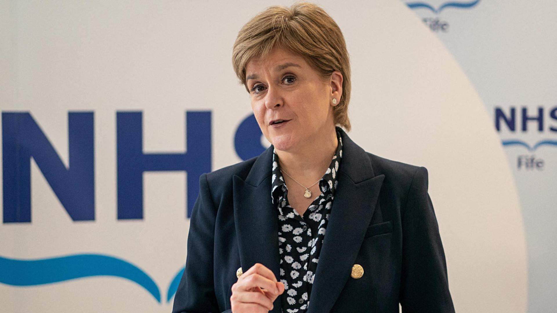 La ex primera ministra escocesa Nicola Sturgeon, en un acto el pasado marzo en Kirkcaldy, Escocia