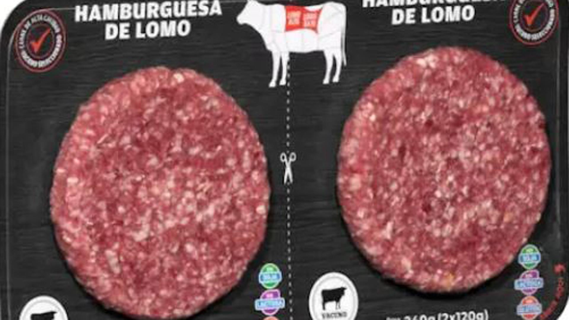 Nueva hamburguesa de lomo de vacuno de Mercadona