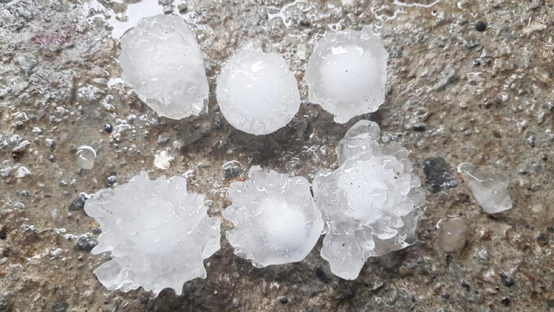 Otros ejemplos de la granizada