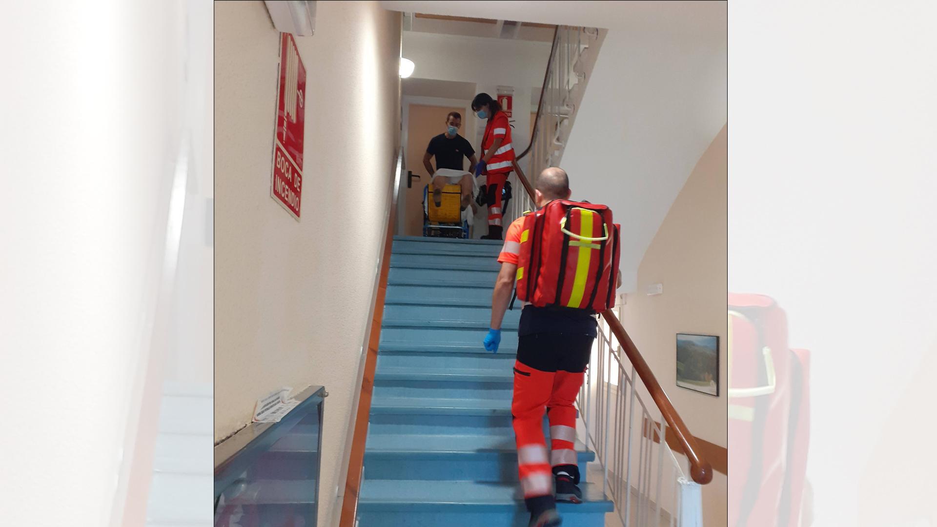 Los sanitarios en Andraize