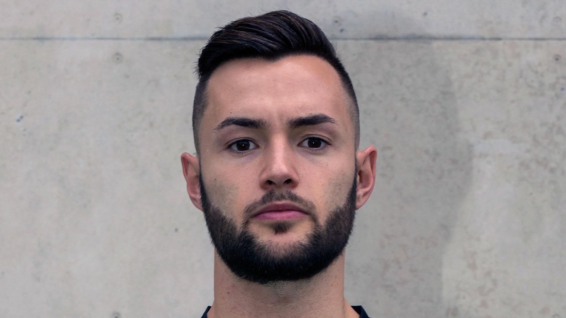 Dani Saldise, fotografiado en 2018 como jugador del CD Xota
