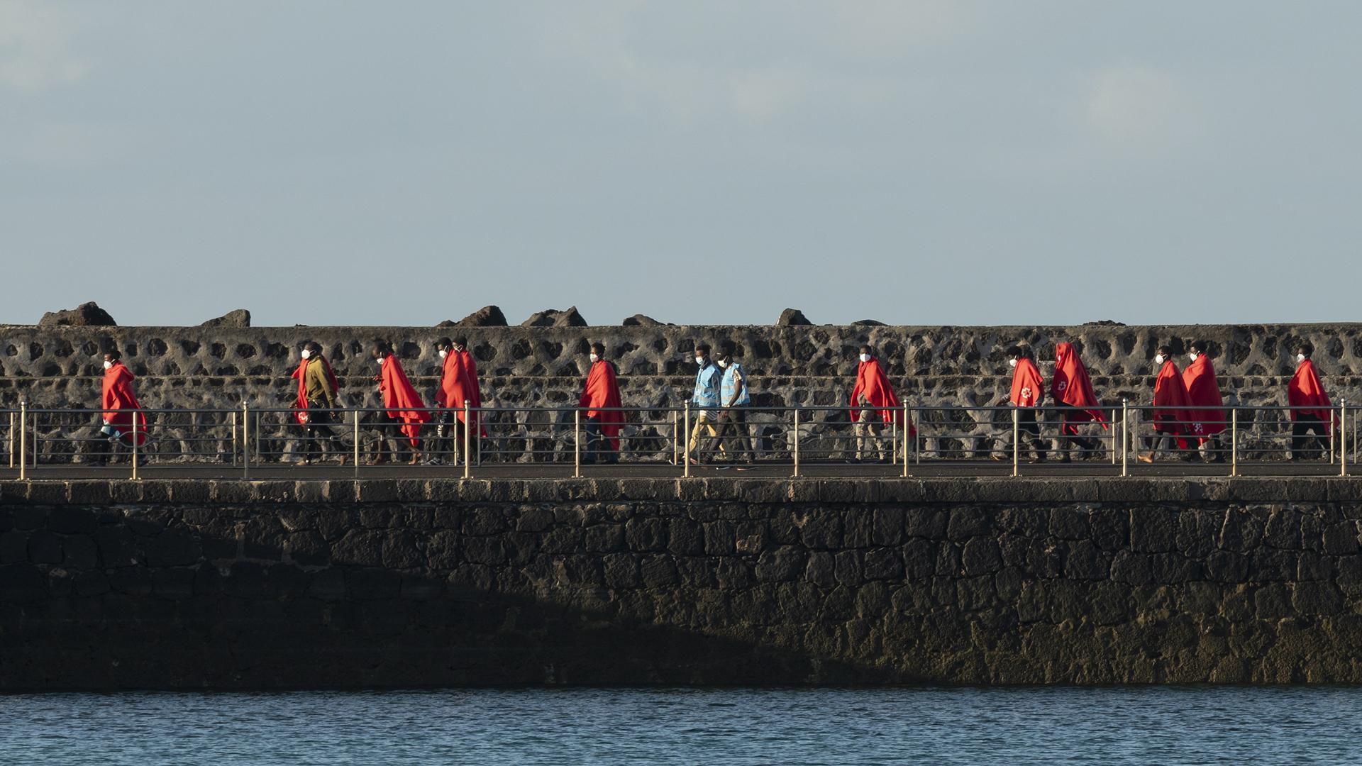 Inmigrantes subsaharianos llegados a Lanzarote