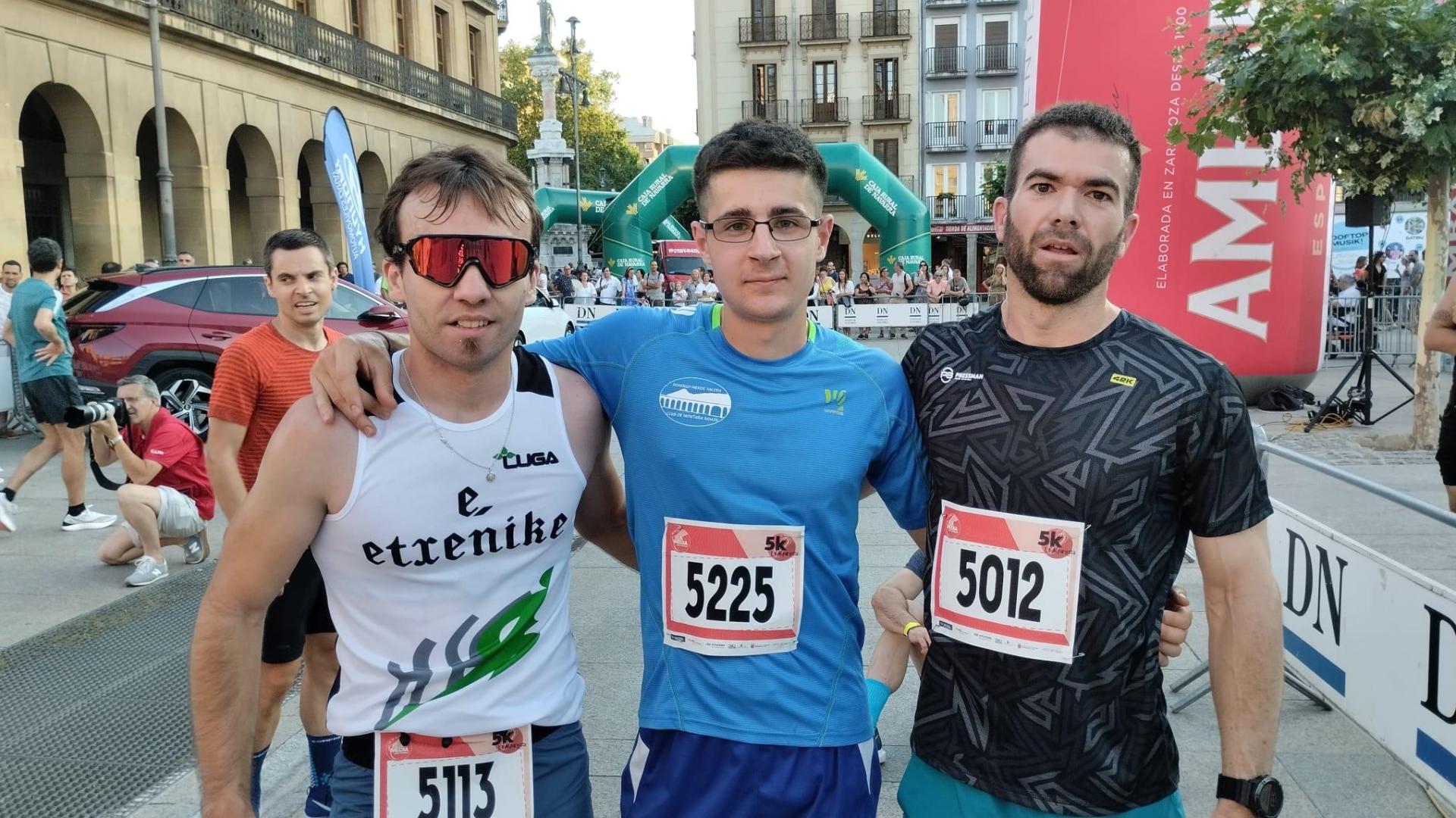 Ganadores de la prueba 'La Alpargata' de La Media de San Fermín 2023.