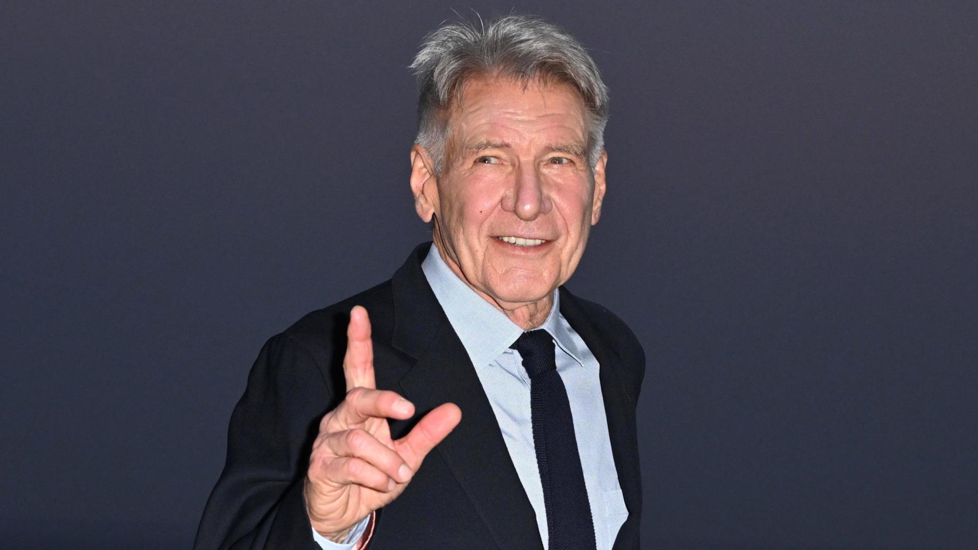Harrison Ford durante el photo call de la nueva película 'Indiana Jones y el dial del destino'