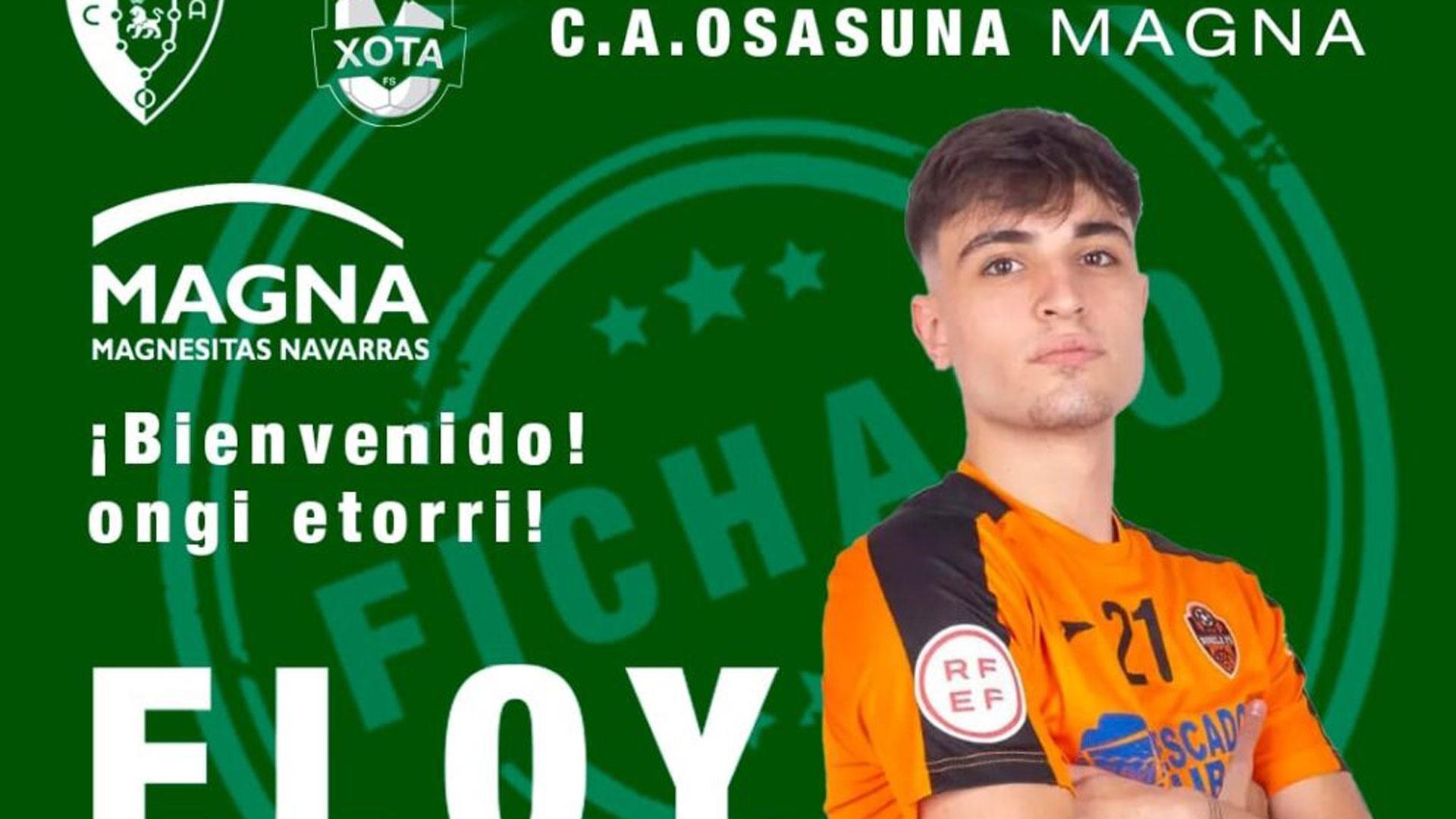 Eloy de Pablos, nuevo jugador de Osasuna Magna