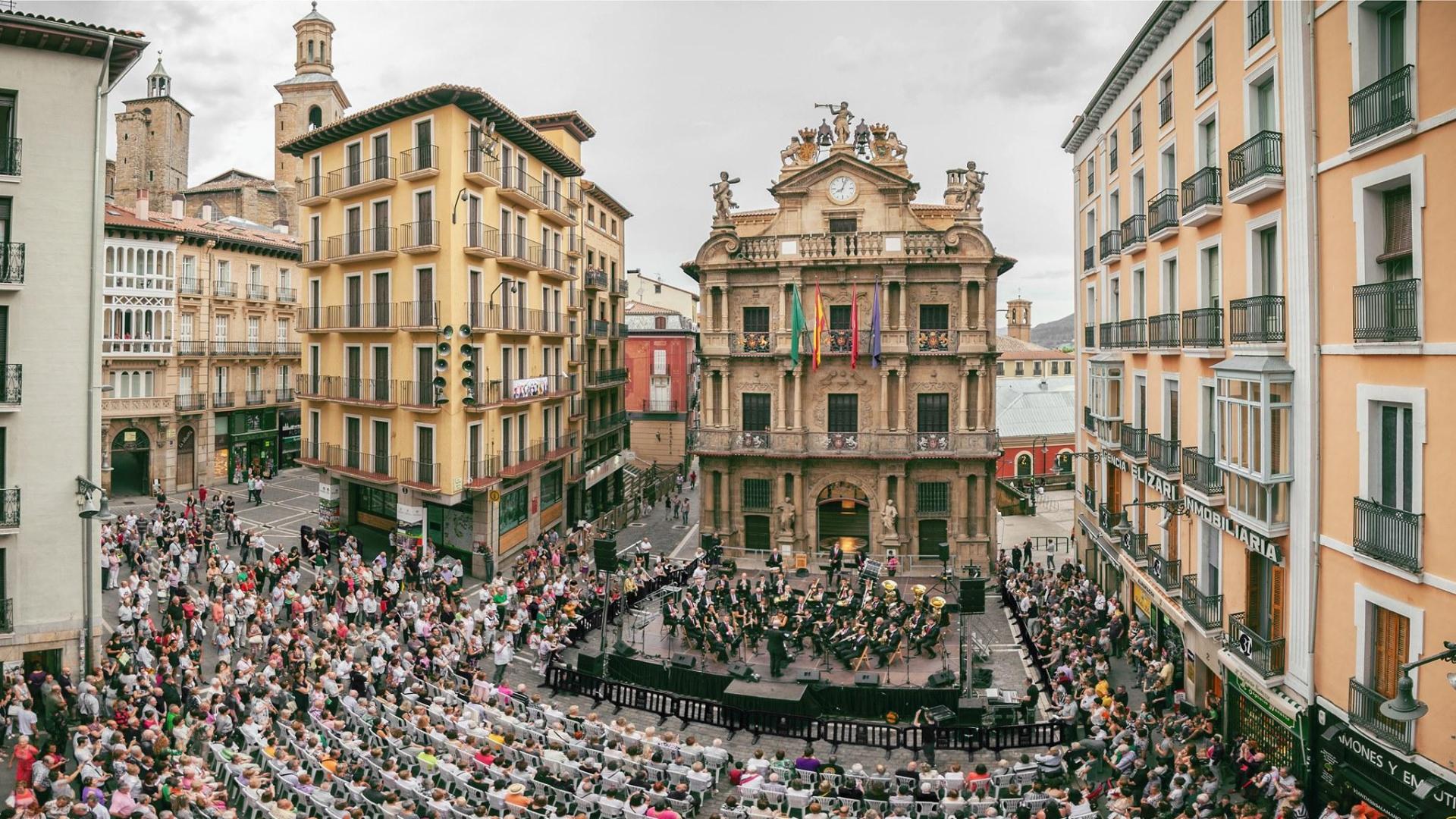 Esta tarde tendrá lugar el tradicional Concierto Presanferminero de la banda La Pamplonesa.