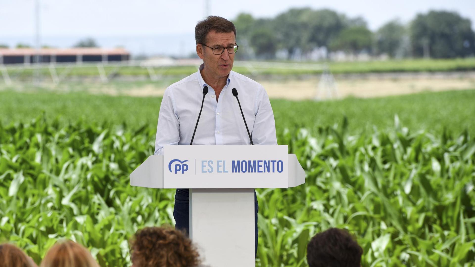 Alberto Núñez Feijóo, en un acto en Lleida